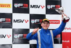 Podium: third place Billy Monger, Carlin