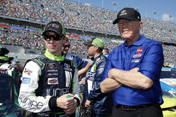 Brandon Jones, Joe Gibbs Racing, Juniper Toyota Camry with team owner Coach Joe Gibbs