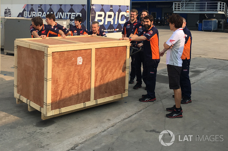 Marc Marquez, Repsol Honda Team gets a birthday present from his team