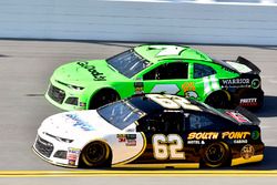 Brendan Gaughan, Beard Motorsports Chevrolet Camaro and Danica Patrick, Premium Motorsports Chevrolet Camaro