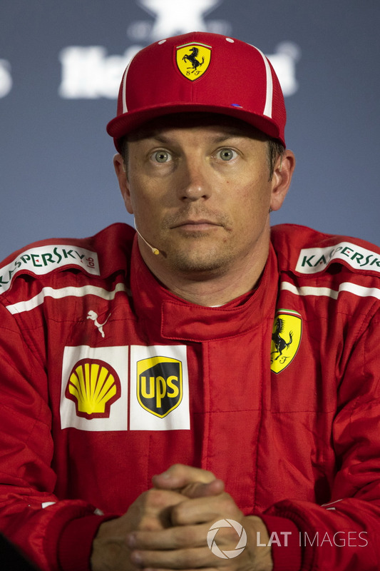 Kimi Raikkonen, Ferrari in Press Conference
