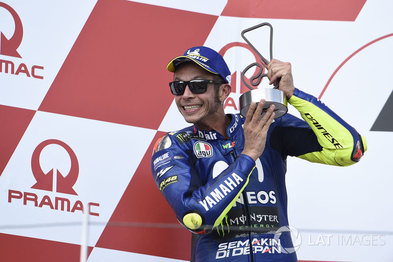 Podium : le deuxième, Valentino Rossi, Yamaha Factory Racing