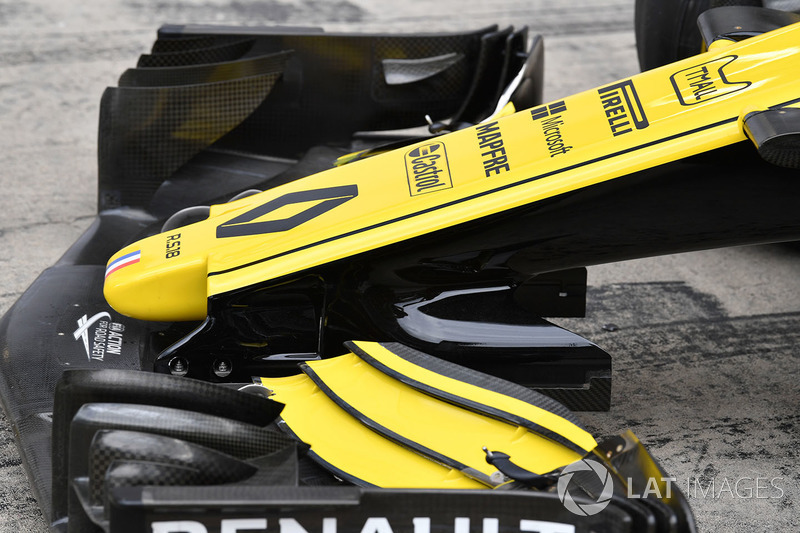 Renault Sport F1 Team R.S. 18 nose and front wing detail