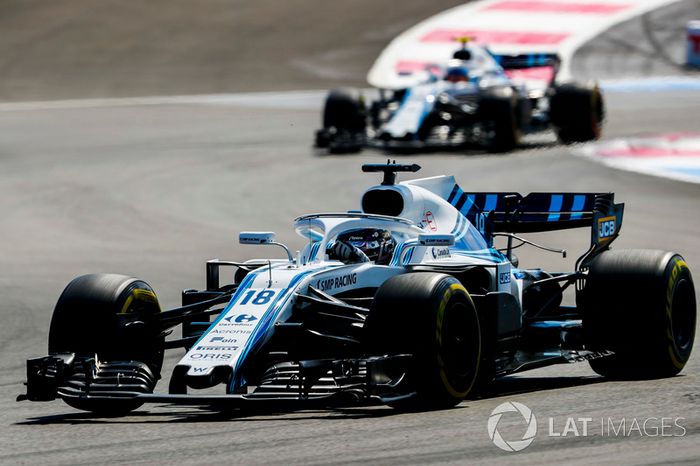 Lance Stroll, Williams FW41, Sergey Sirotkin, Williams FW41