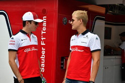 Charles Leclerc, Sauber ve Marcus Ericsson, Sauber