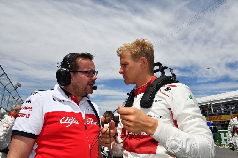 Marcus Ericsson, Sauber sur la grille