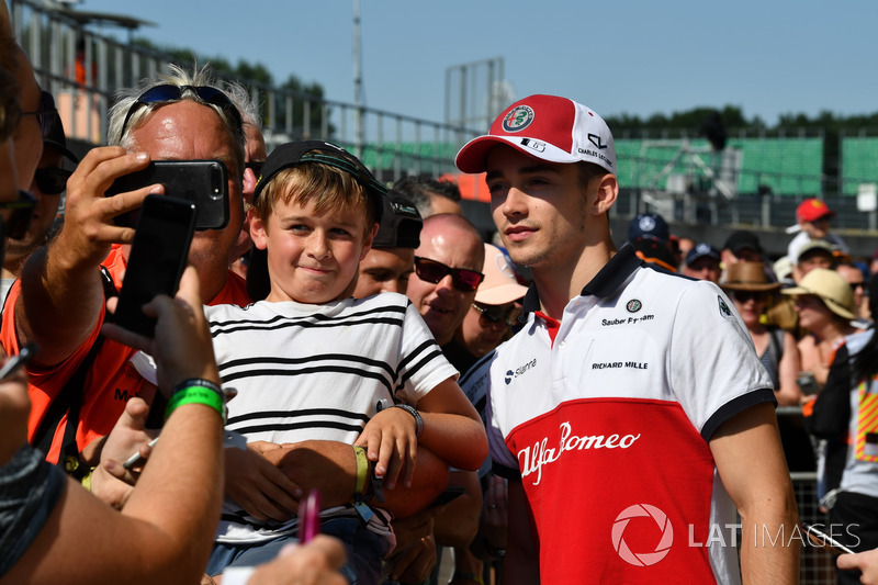 Charles Leclerc, Sauber avec des fans