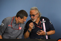 Guenther Steiner, Takım patronu, Haas F1 Team ve Dr. Vijay Mallya, Force India Formula One Team