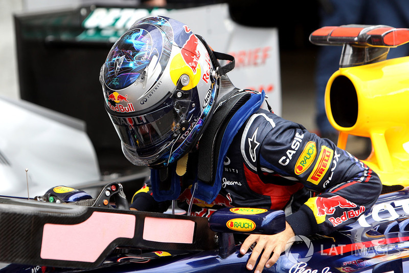 Polesitter Sebastian Vettel, Red Bull Racing RB7