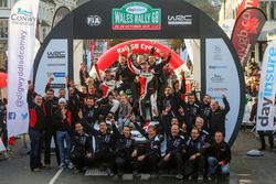 Los ganadores de Elfyn Evans, Daniel Barritt, Ford Fiesta WRC, M-Sport