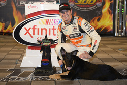 Race winner Erik Jones, Joe Gibbs Racing Toyota