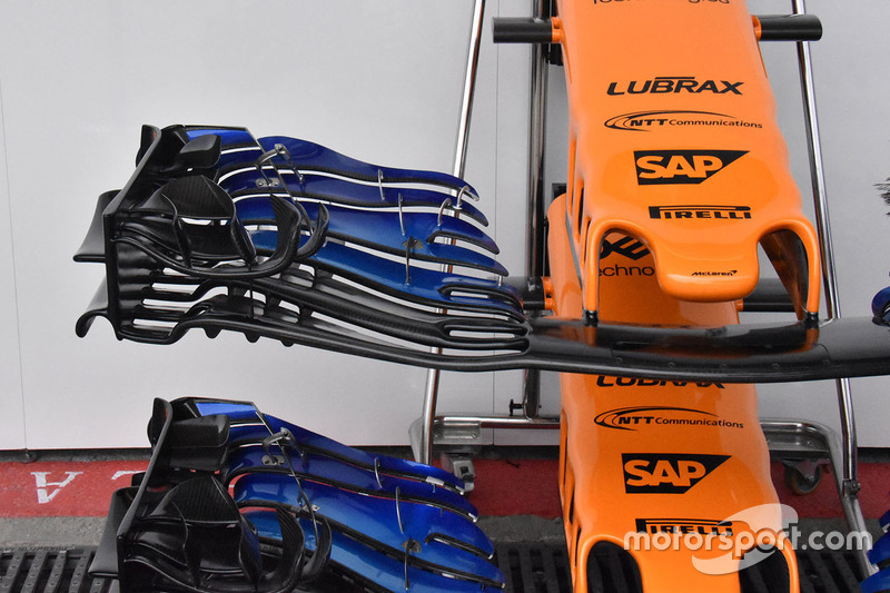 McLaren MCL33 ön kanat detay