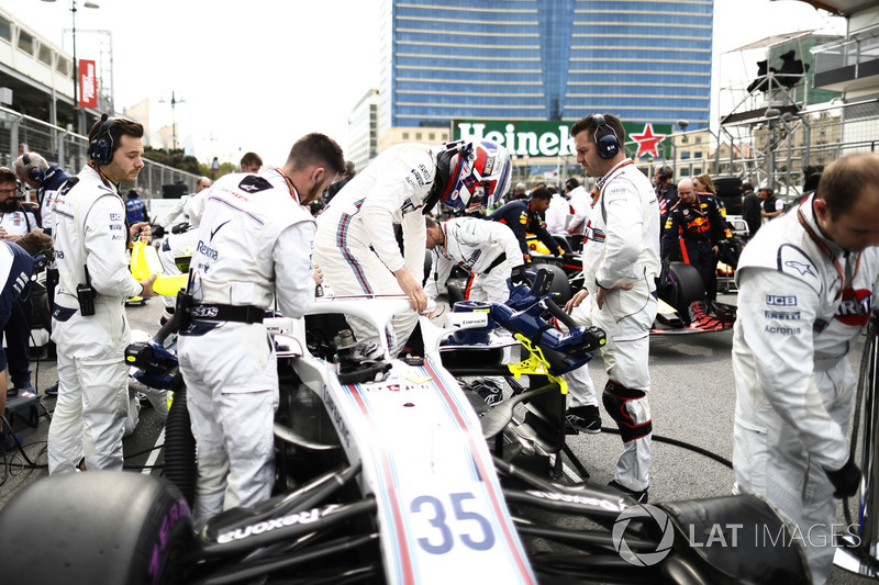 Sergey Sirotkin, Williams Racing, bersiap