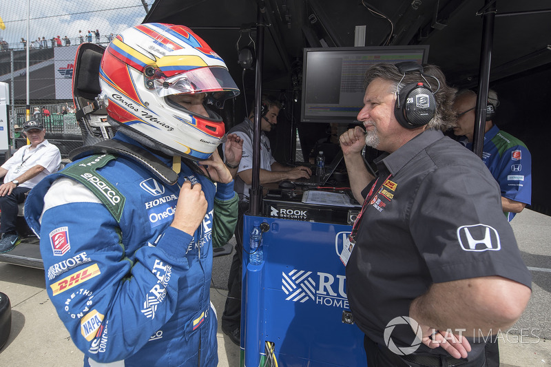 Carlos Munoz and Michael Andretti, Andretti Autosport Honda