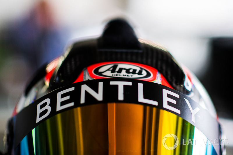 Bentley Team M-Sport, dettaglio di un casco