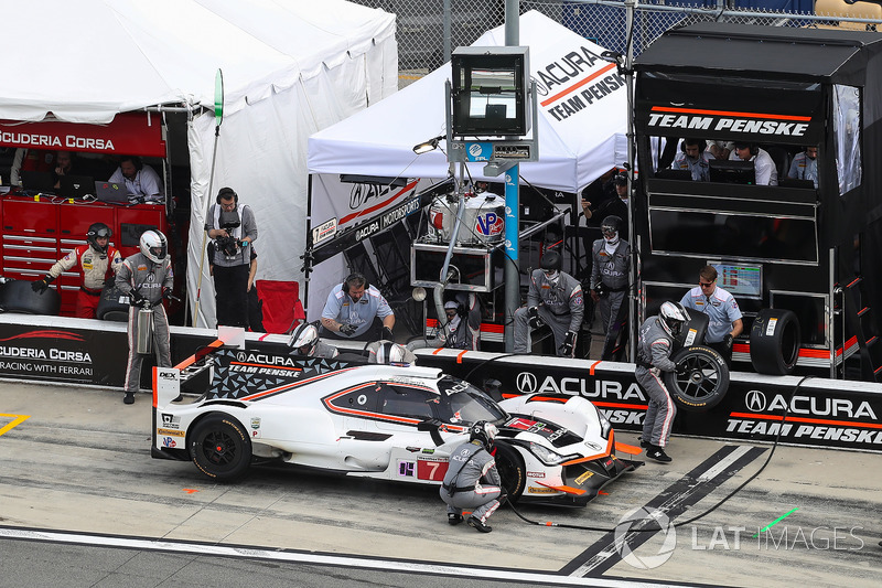 Pitstop, #7 Acura Team Penske Acura DPi, P: Helio Castroneves, Ricky Taylor, Graham Rahal