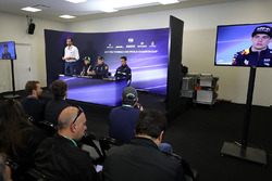 Matteo Bonciani, FIA Media Delegate, Sergio Perez, Sahara Force India, Max Verstappen, Red Bull Raci