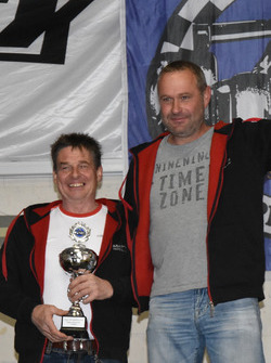Beat Wyssen, Heinz Christen, podium Corsa