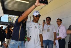 Lewis Hamilton, Mercedes AMG F1 en el desfile de pilotos