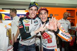 Le Champion du monde Marc Marquez, Repsol Honda Team, et Alex Marquez, Marc VDS