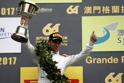 Podium: second place Robin Frijns, Audi Sport Team WRT, Audi R8 LMS
