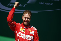 Race winner Sebastian Vettel, Ferrari