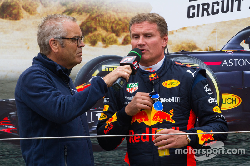 David Coulthard tijdens de Jumbo Racedagen