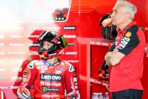 Francesco Bagnaia, Equipo Ducati, Davide Tardozzi, Director del Equipo Ducati