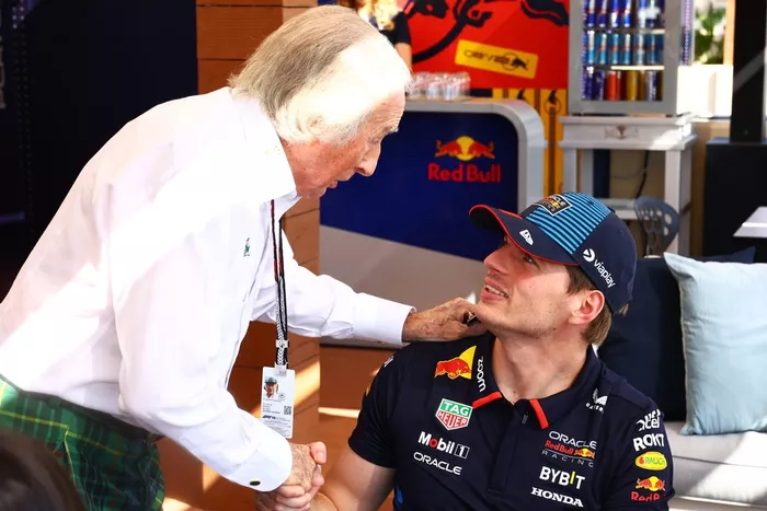 Jackie Stewart, Max Verstappen, Red Bull Racing
