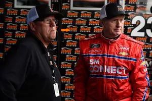 Bill Elliott, GMS Racing, Chevrolet Camaro ISM Connect and Mike Beam