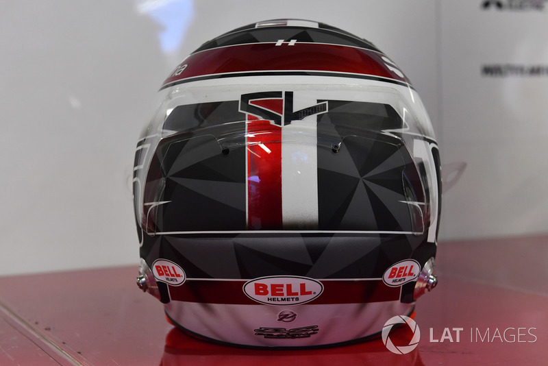 Helmet of Charles Leclerc, Sauber F1 Team
