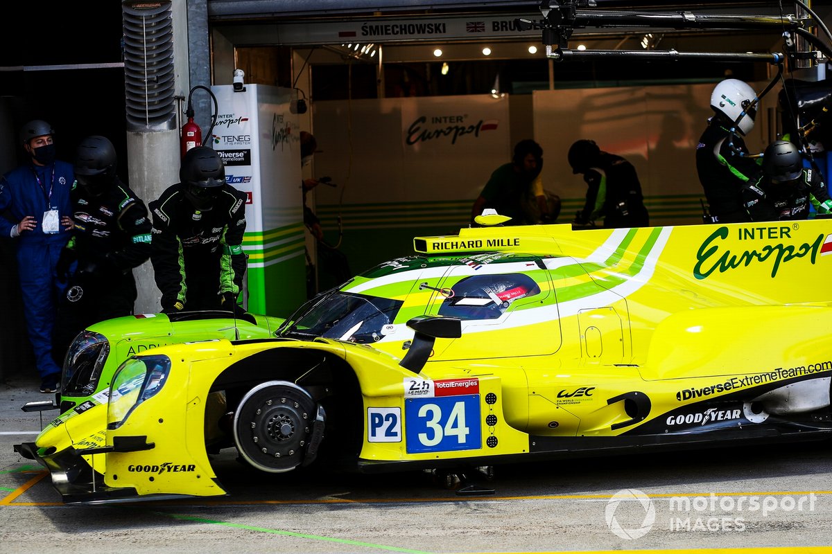 #34 Inter Europol Competition Oreca 07 - Gibson LMP2 of Jakub Smiechowski, Renger Van der Zande, Alex Brundle