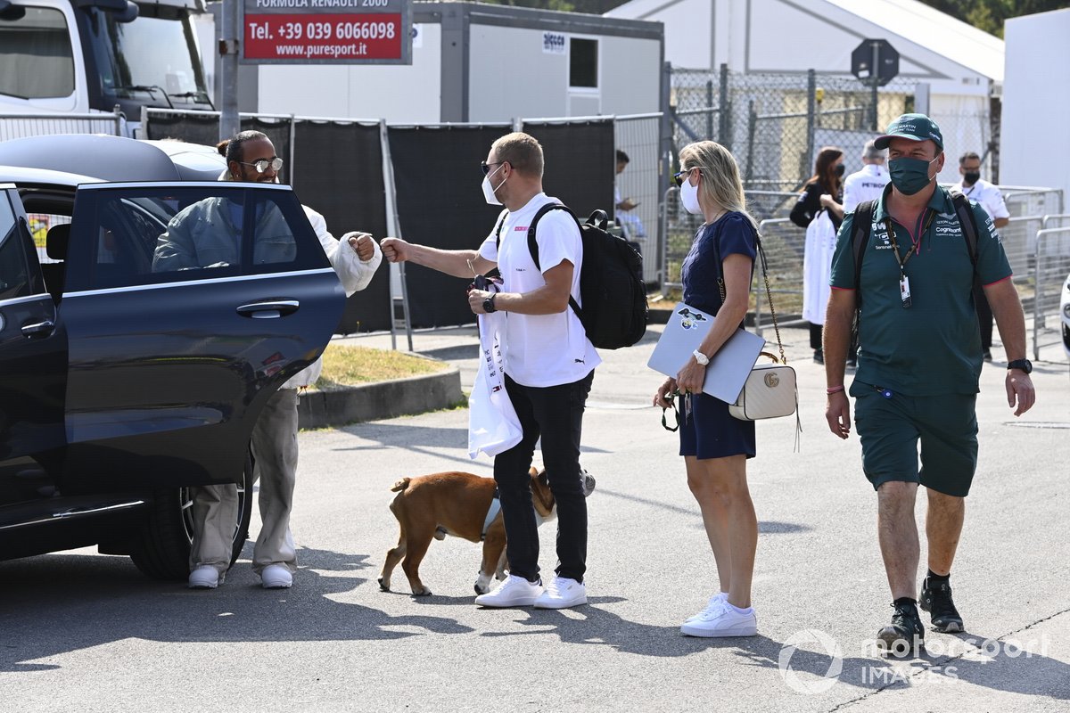 Lewis Hamilton, Mercedes W12 y Valtteri Bottas, Mercedes W12