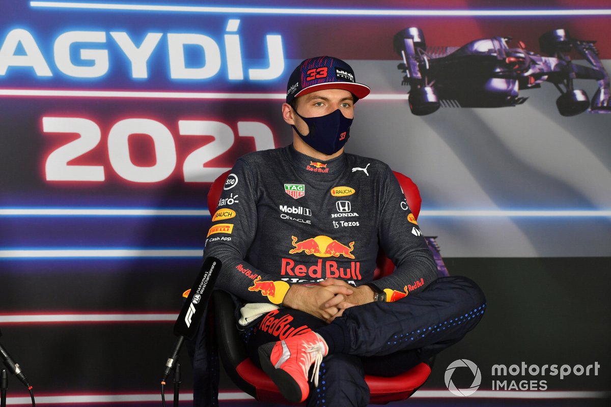 Max Verstappen, Red Bull Racing, in conferenza stampa