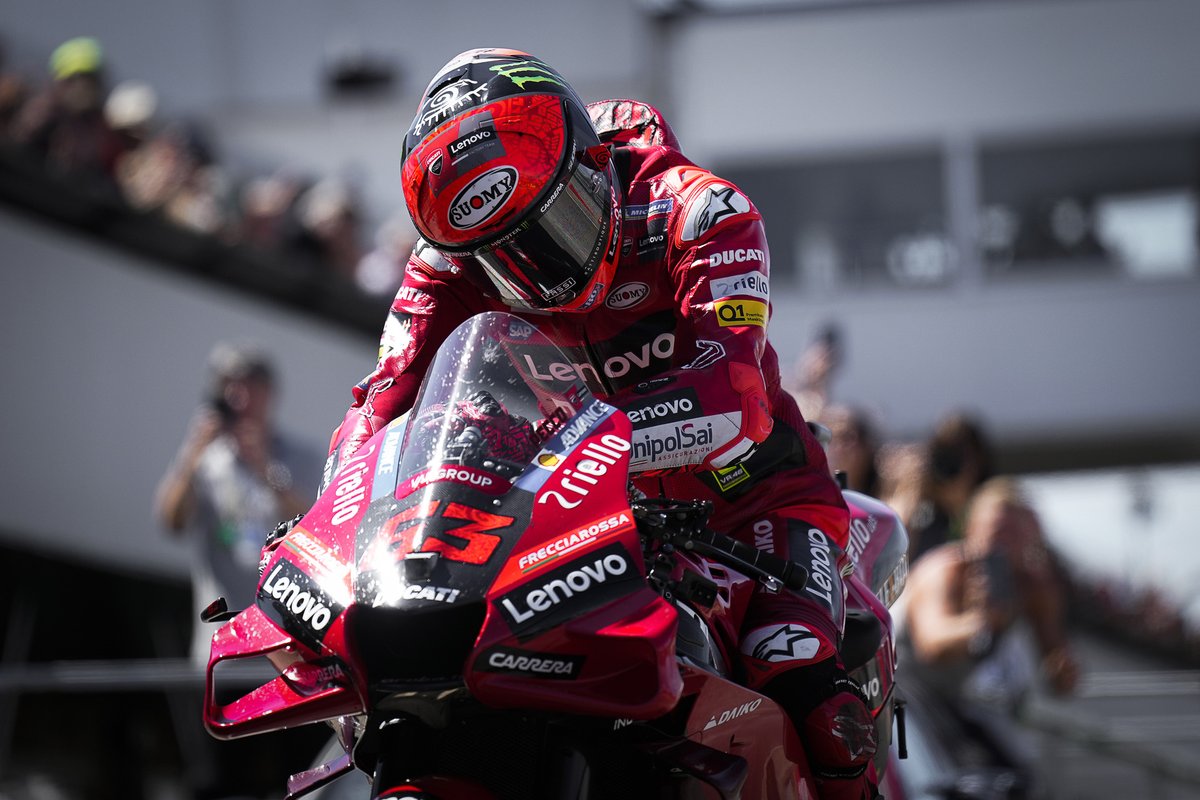 Le vainqueur Francesco Bagnaia, Ducati Team