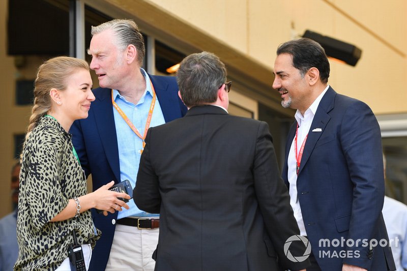 Sean Bratches, Managing Director of Commercial Operations, Formula One Group, and Arif Rahimi, Chairman, Bahrain International Circuit