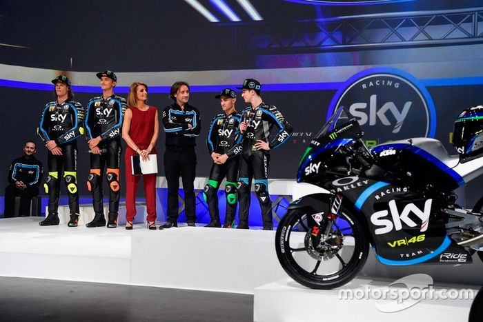 Nicolò Bulega, Luca Marini, Celestino Vietti, Dennis Foggia, Sky Racing Team VR46
