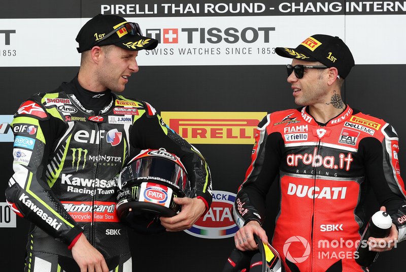 Jonathan Rea, Kawasaki Racing, Alvaro Bautista, Aruba.it Racing-Ducati Team