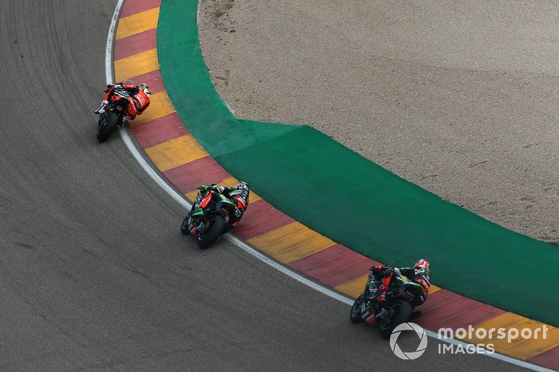 Chaz Davies, Aruba.it Racing-Ducati Team, Leon Haslam, Kawasaki Racing, Jonathan Rea, Kawasaki Racing