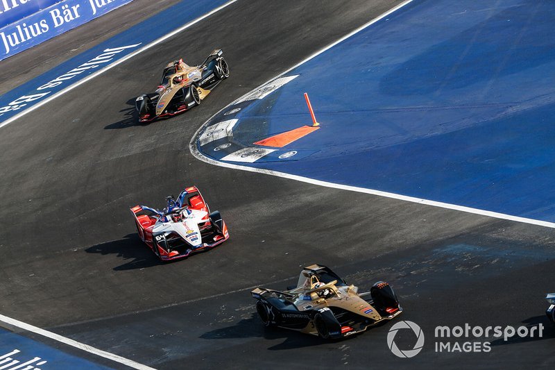 Andre Lotterer, DS TECHEETAH, DS E-Tense FE19 Jérome d'Ambrosio, Mahindra Racing, M5 Electro, Jean-Eric Vergne, DS TECHEETAH, DS E-Tense FE19