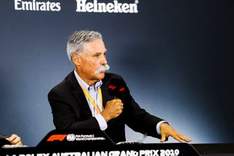 Chase Carey, Chairman, Formula 1, in a Press Conference