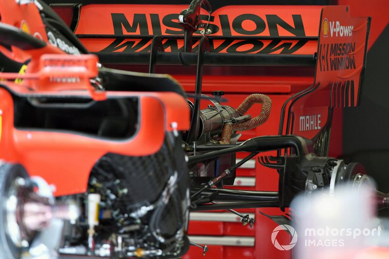 Ferrari SF90 exhaust area