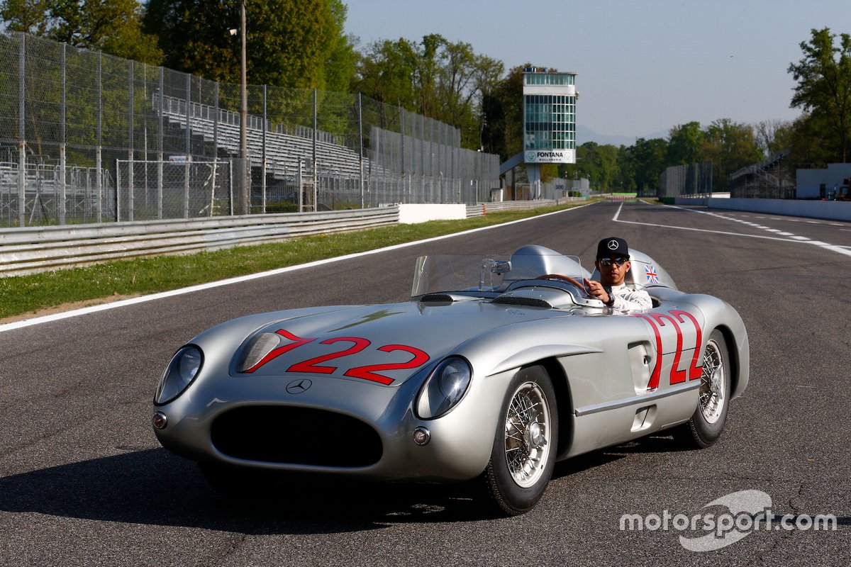 Lewis Hamilton e Sir Stirling Moss a Monza