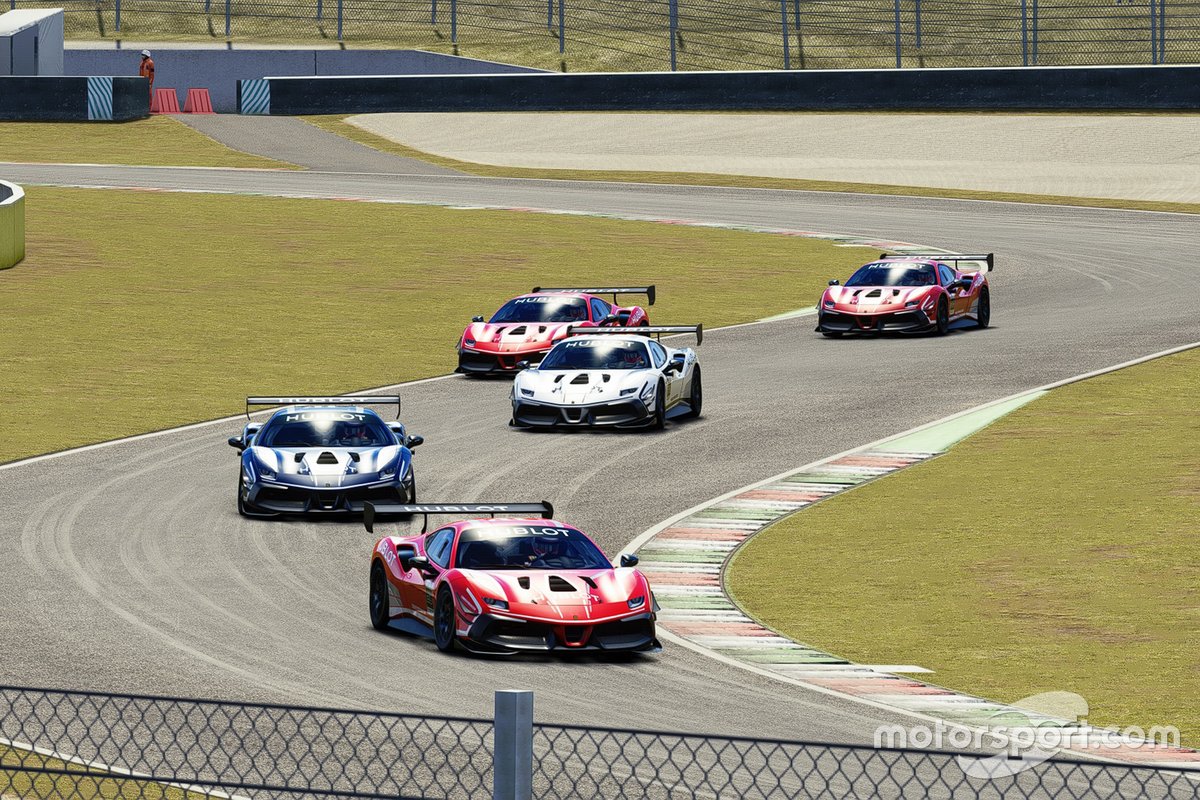 Ferrari 488 Challenge Evo в виртуальных гонках