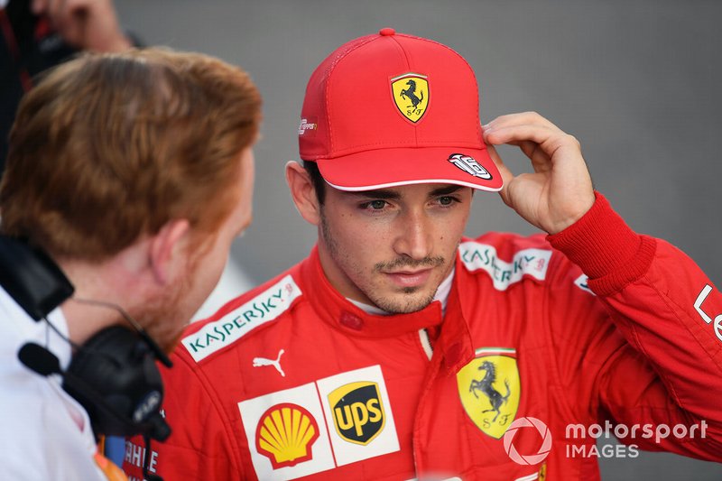 Pole man Charles Leclerc, Ferrari