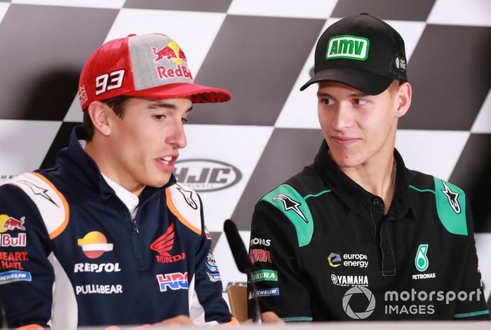 Marc Márquez, Repsol Honda Team, Fabio Quartararo, Petronas Yamaha SRT