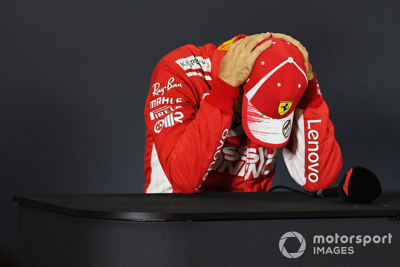 Sebastian Vettel, Ferrari en conferencia de prensa