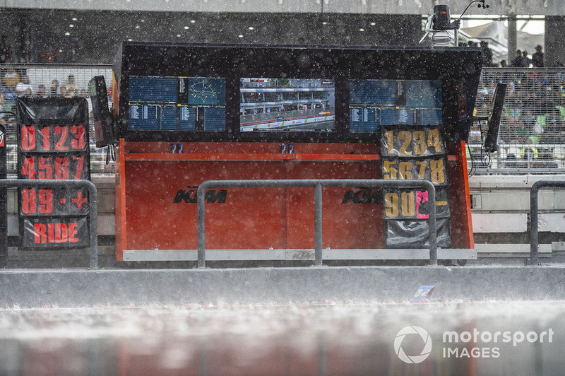 Red Bull KTM Factory Racing garage pit