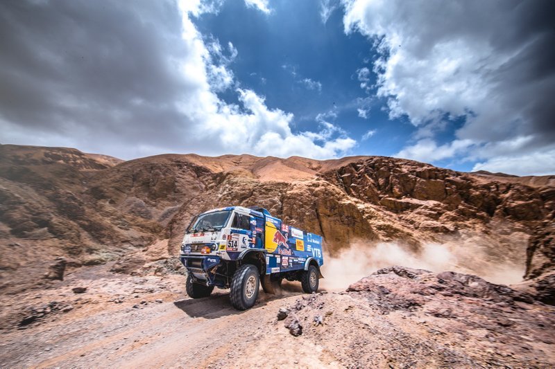 #514 Team Kamaz Master: Dmitry Sotnikov, Ilnur Mustafin, Dmitrii Nikitin