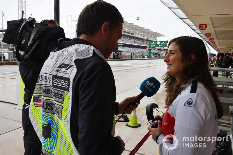 Tatiana Calderon, Alfa Romeo Sauber F1 Team Test Driver